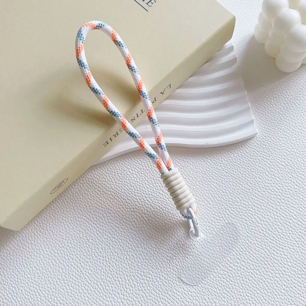 

Versatile Universal Mobile Phone Lanyard Strap with Patch Detachable Wrist Strap Anti Fall Short Rope Keychain Phone Accessories