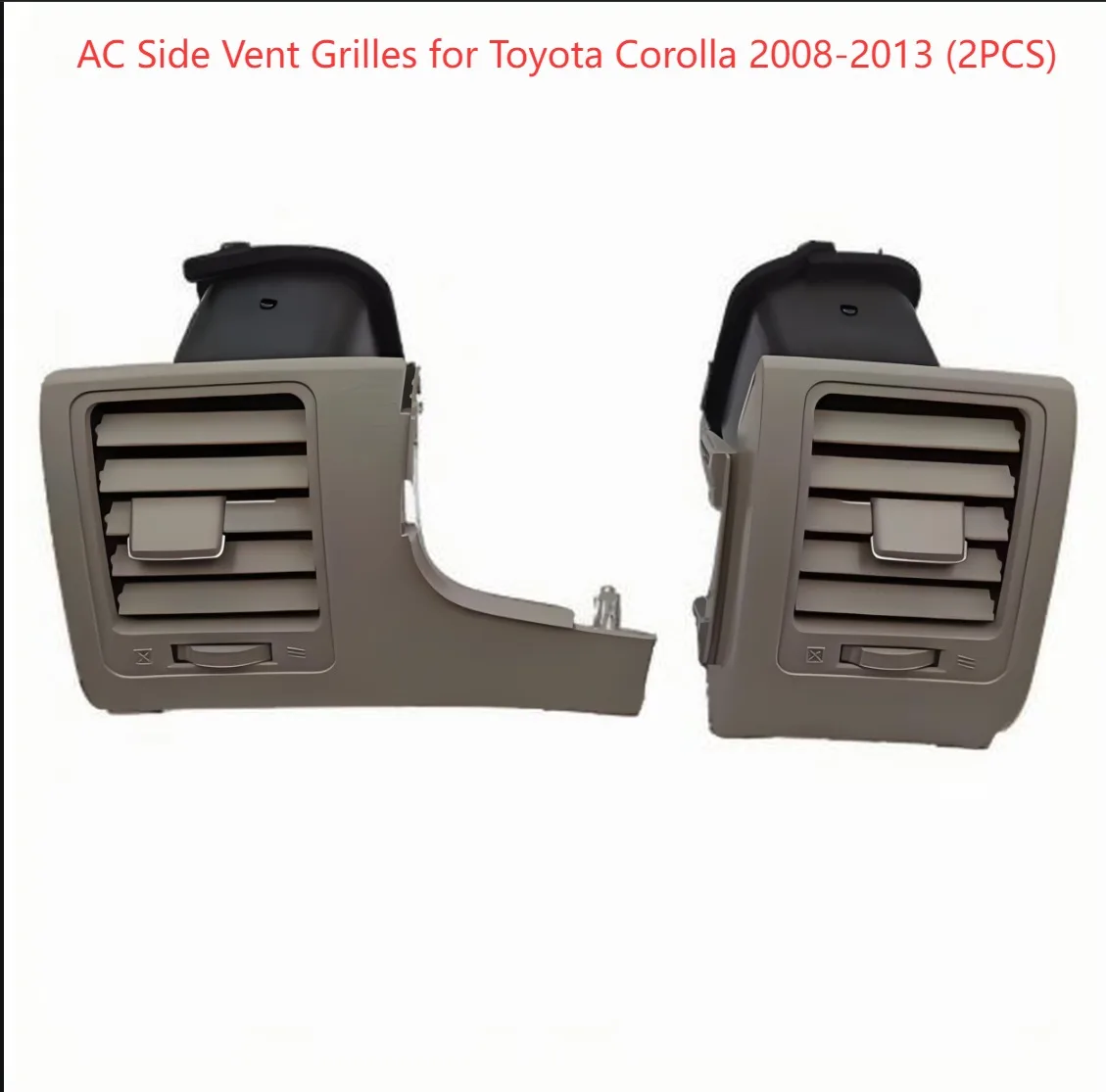 

liuquan 2 шт. боковые вентиляционные решетки переменного тока для приборной панели Toyota Corolla 2008-2013