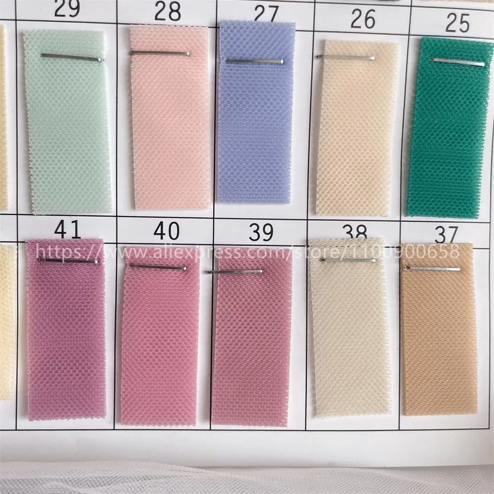 95 Farben 6420, sechseckiges Netz, weicher Tüll, Netzstoff, Hochzeitskleid, Rock, Hochzeitsdekoration, Kleidung, Moskitonetz, Tuch, RS 4113 – Detail 8