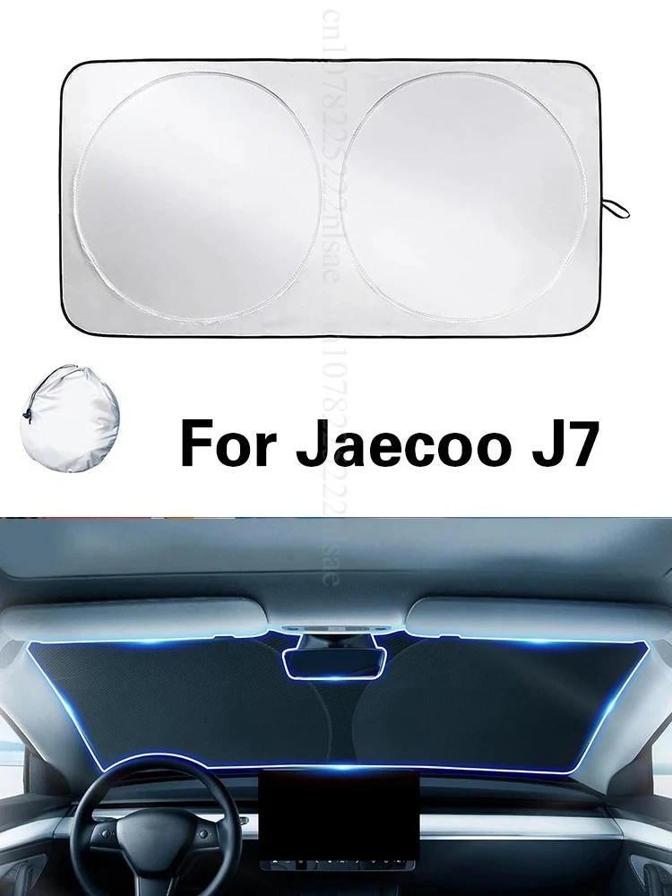 

Для Chery JAECOO J7 2025 автомобильный солнцезащитный козырек на лобовое стекло, солнцезащитный козырек на лобовое стекло, аксессуары для защиты от ультрафиолета