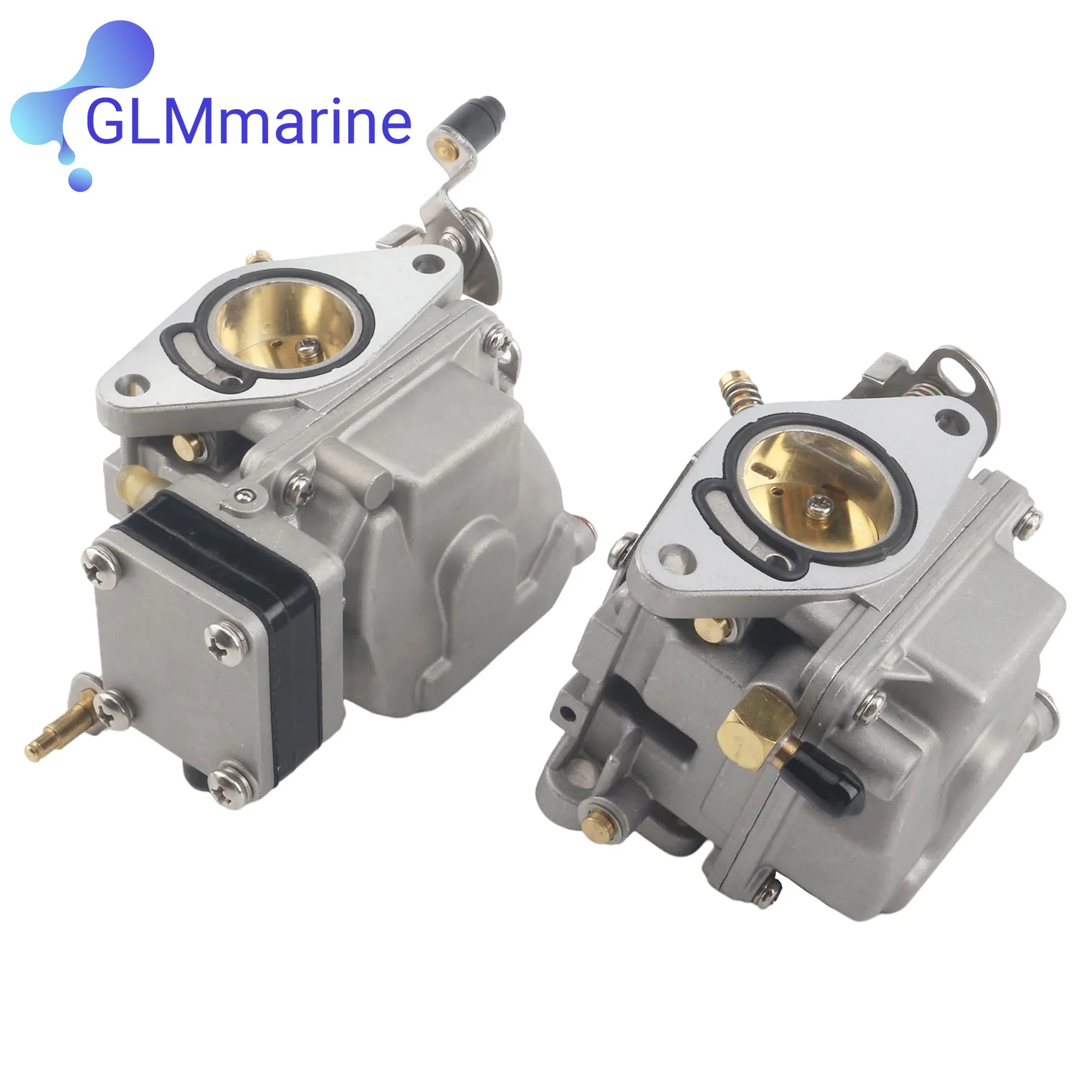 For Yamaha 6L2-14302 Outboard Carburetor Kit 6L2-14301 2 Stroke 20HP 25HP Motor Replaces 6L2-14301-00/01/02 6L2-14302-00/01/02 image 2