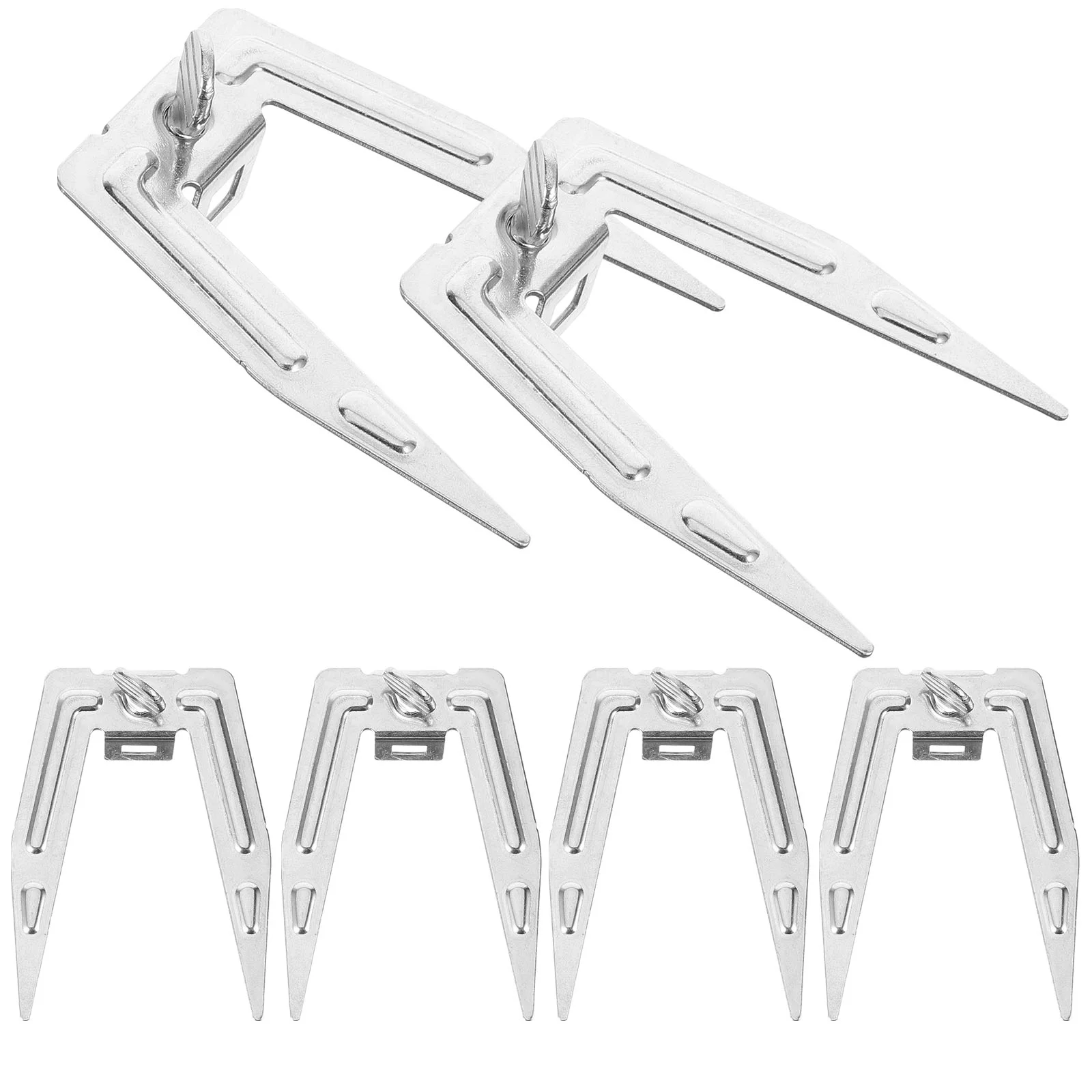 

6 Sets Stainless Steel Rotating Roasting Fork Shaft Assembly Chicken Strips Electric Oven Air Fryer Accessories Kitchen Gadget