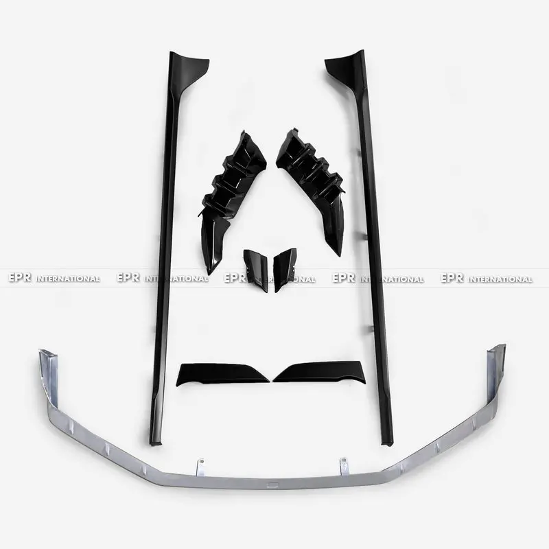 ABS لـ 17-19 سيفيك نوع R FK8 M نوع المصد الأمامي تزيين 2 قطعة/الخلفي تحت المفسد/الشفة الأمامية/الزينة الجانبية #2