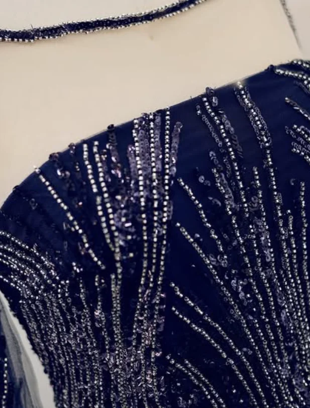 High Quality Customized Strapless Floor Length Beaded Vestidos Para Bodas Mujer Invitada فساتين حفلات التخرج Evening Dresses