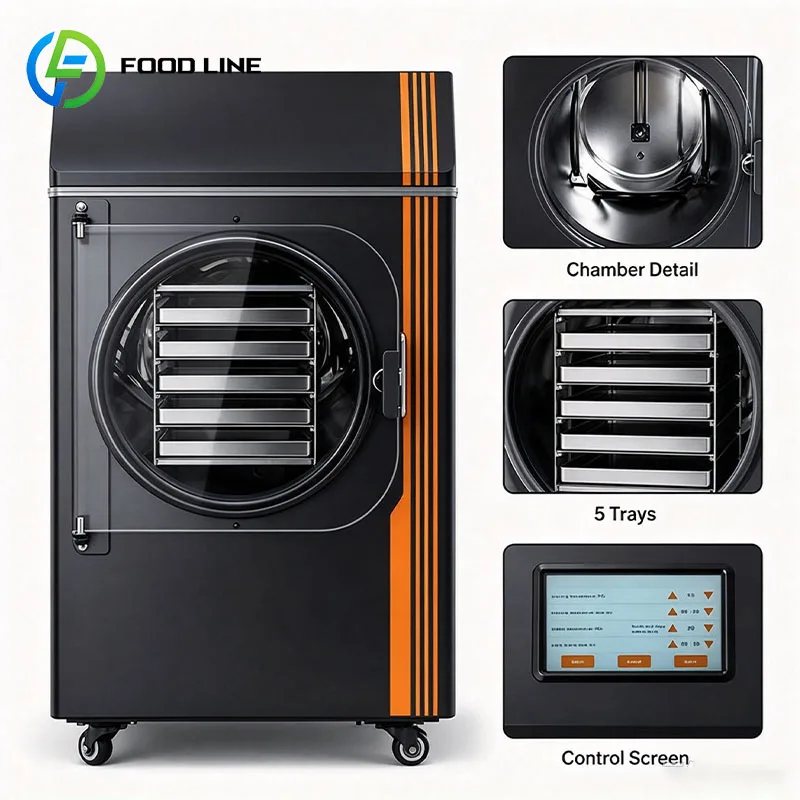 Pet Food Freeze Dryer Vacuum Dryer for Chicken Turkey Duck Fish and Organ Treats Customized