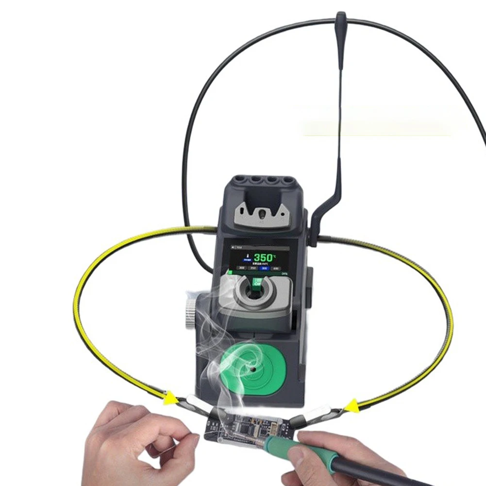 Soldering Iron Stand Holder for 210/245/115 Handles with Clamp Mount and 100-450C Adjustable Temperature Setting