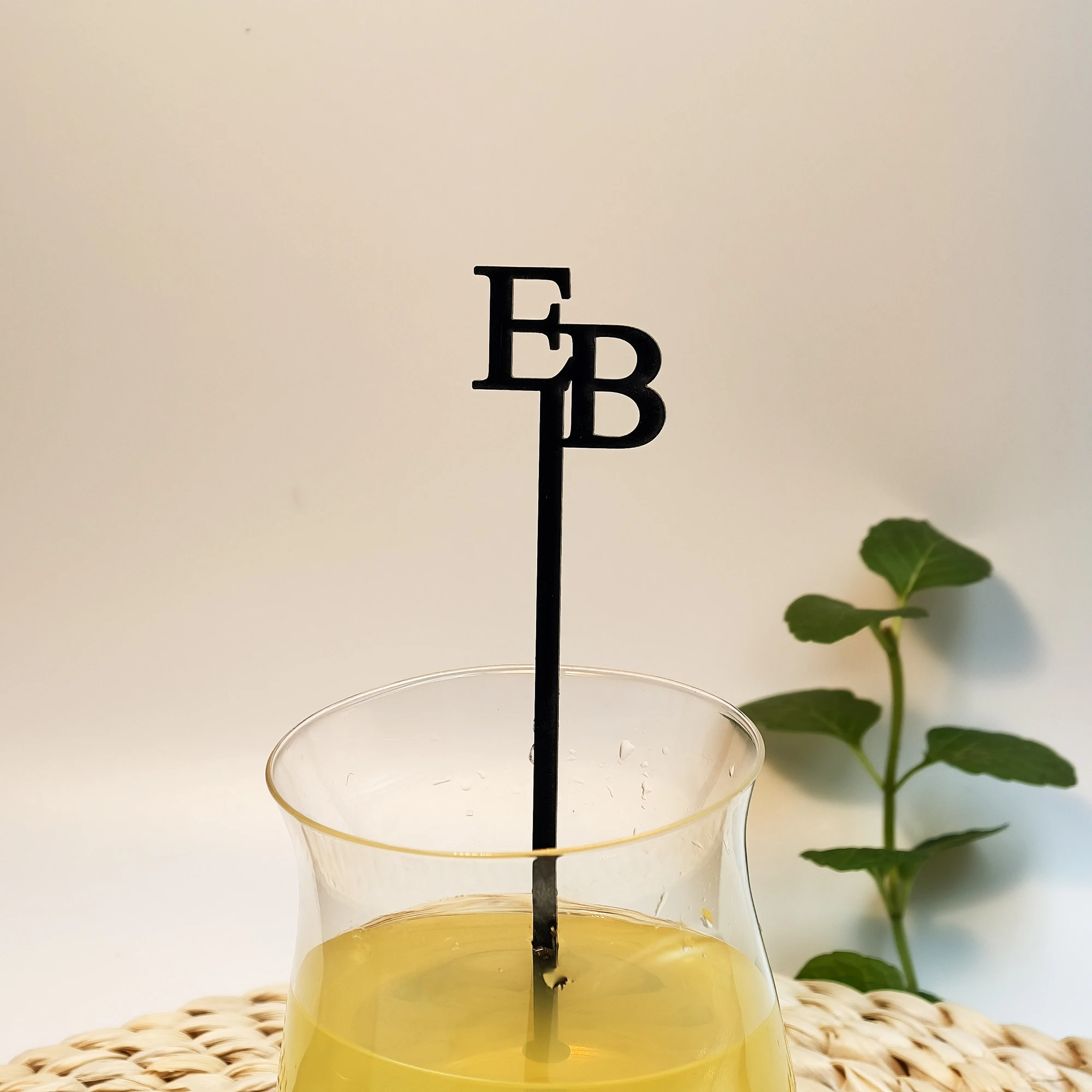 

Personalized Acrylic Party Drink Stirrers Customized Wedding Cocktail Stirrers Letter Cut Cocktail Swizzle Sticks Table Decor