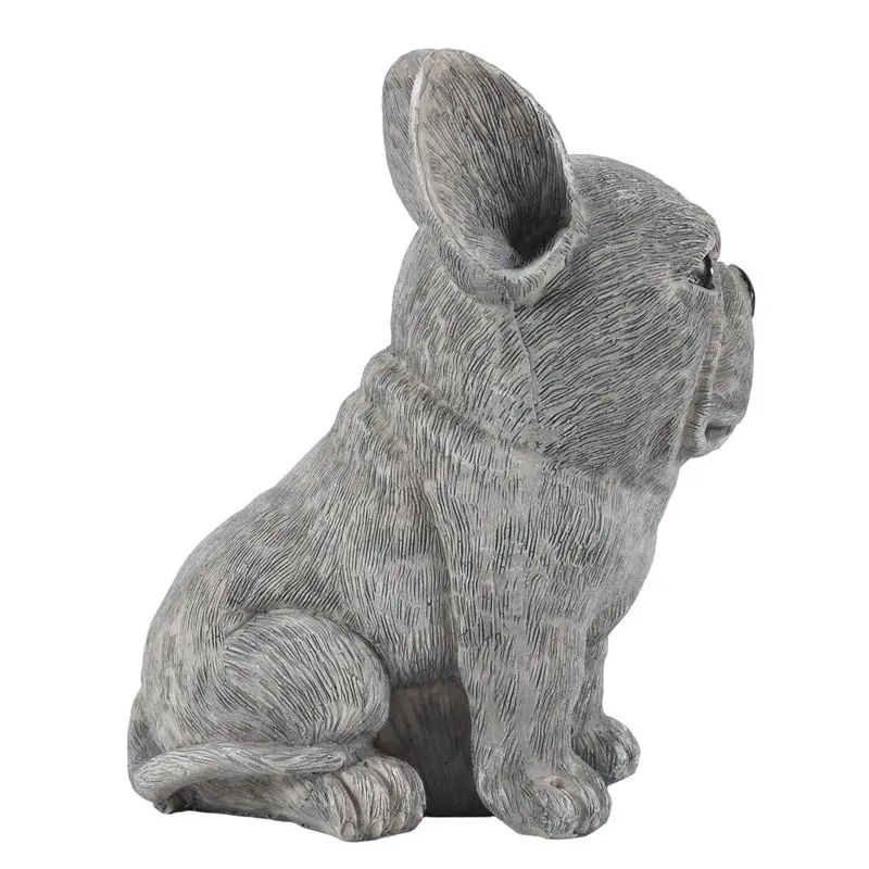 FLYY-Statue Gartendekoration Hund Harz-Dekoration Dackel & Französische Bulldogge Skulptur Wohnaccessoires – Detail 3