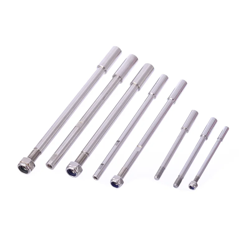 1 قطعة Rc قارب الفولاذ المقاوم للصدأ 3.18/ 4.76 3/16 ''/ 6.35 مللي متر 1/4'' الدعامة رمح طول 124/112 مللي متر لمحرك الغاز RC قارب فليكس كابل رمح