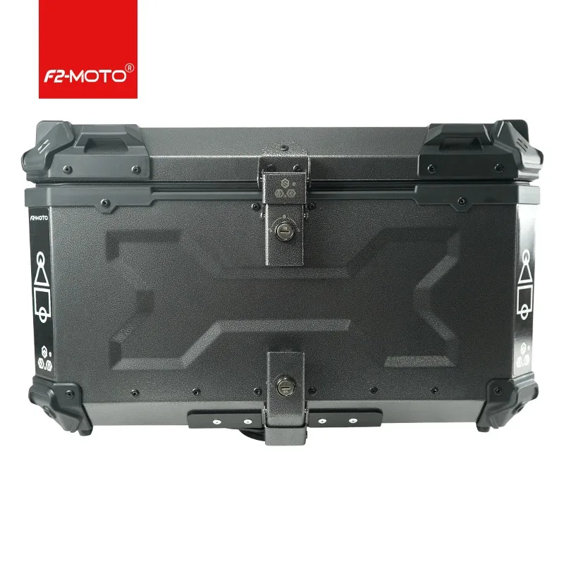 

F2-MOTO 65L Motorcycle Aluminum Alloy Tail Box Suitable for Locomotive Scooter