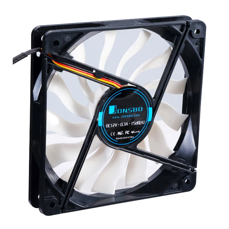 JONSBO-Ventilateur de refroidissement pour ordinateur, fin et silencieux, pour châssis de PC, 12020, 120mm, 20mm