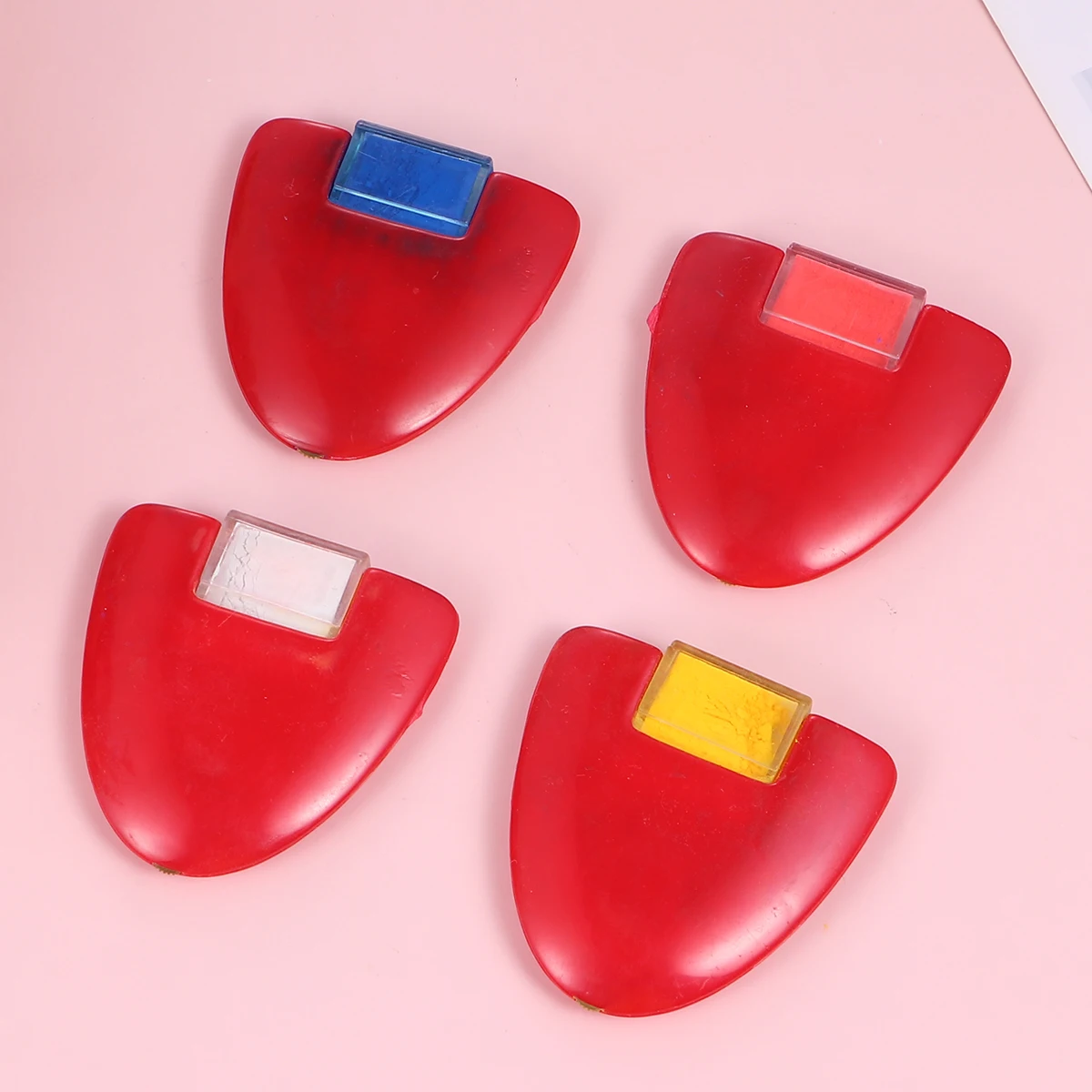 

4Pcs Chalk Wheel Sewing Tools Kit Powder Fabric Patchwork Tailor Accessories Mark Ergonomic Design Temporary Fabric Marking Easy