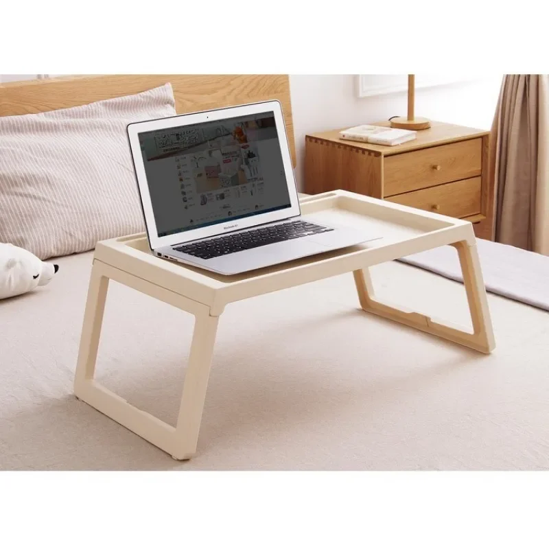 Mini table rectangular folding computer table portable breakfast tray coffee table for home use