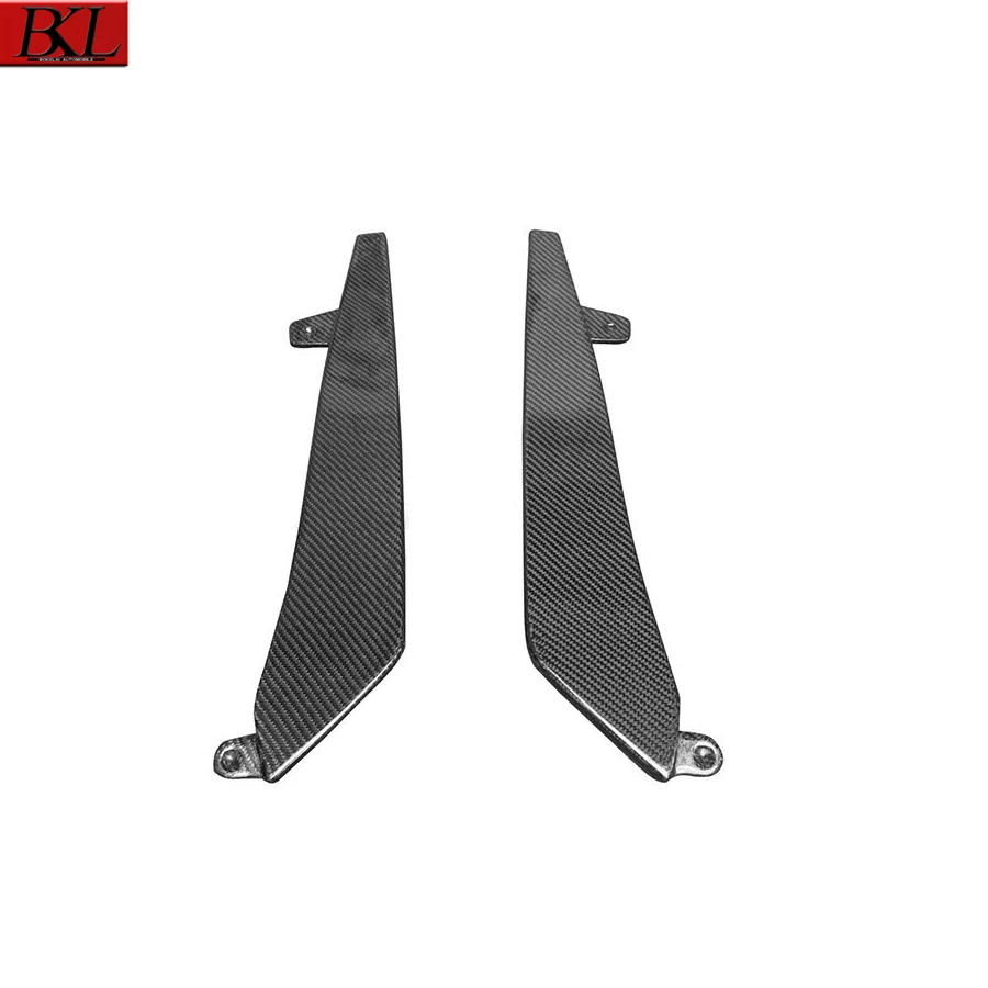 لسيارات BMW 5 Series G30 M5 F90 ألياف الكربون التفاف زاوية مانع صدمات خلفي للسيارة الفاصل الزاوية غطاء الكسوة الخلفية الذقن ترقية طقم الجسم #3