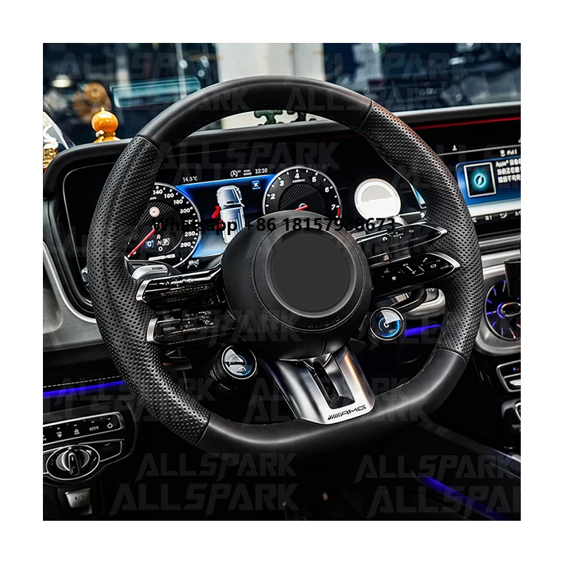 

For W204 Original Steering Wheel Leather Carbon Fiber Can Be Customized