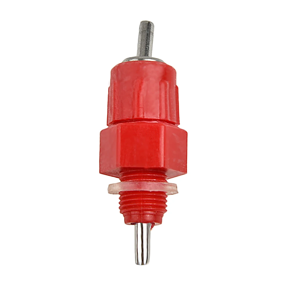 Pack of 5 Chicken Drinking Nipples with 1/2 Schedule 40 PVC Tee Fittings for Gravity Fed Poultry Water Systems