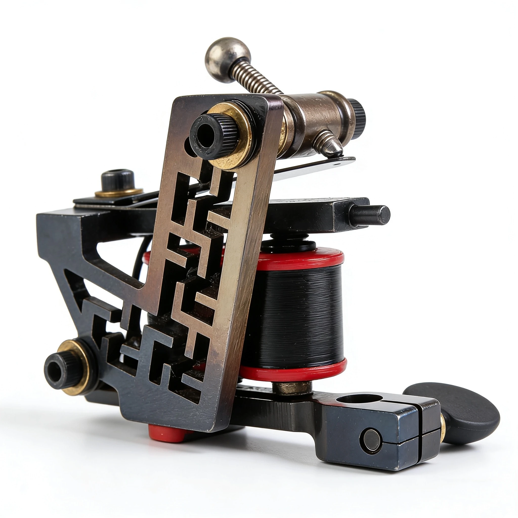New Wire-Cutting Iron 10 Wrap Coil Tattoo Machine Gun Classical Shrapnel For Liner Shader Professional Tattoo Supply LTM-W22