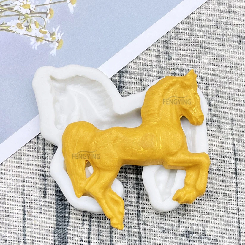 Horse Silicone Cake Baking Mold Sugarcraft Chocolate Cupcake Resin Tools Fondant Decorating Tools