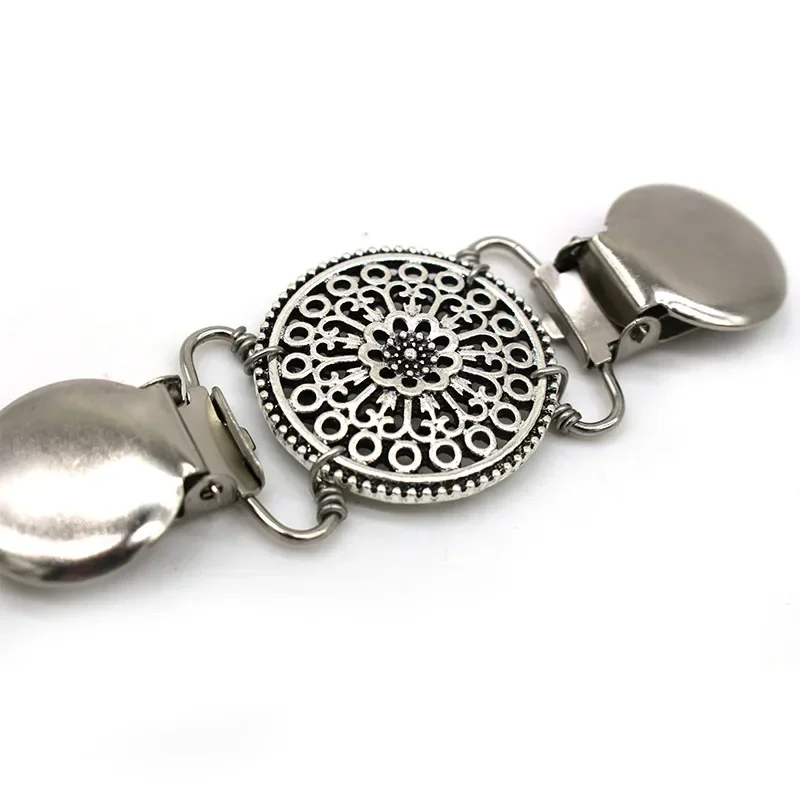 Fashion Sweater Cardigan Clip Duck-mouth Clips Flexible Pin Brooch Shawl Shirt Collar Buckles For Clothing Decor