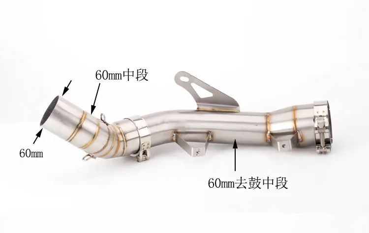 

For Kawasaki Ninja Z900 2017 2018 2019 Z900 A2 2018 2019 Z 900/A2 17-19 Escape Motorcycle Exhaust Middle Link Pipe Slip-On
