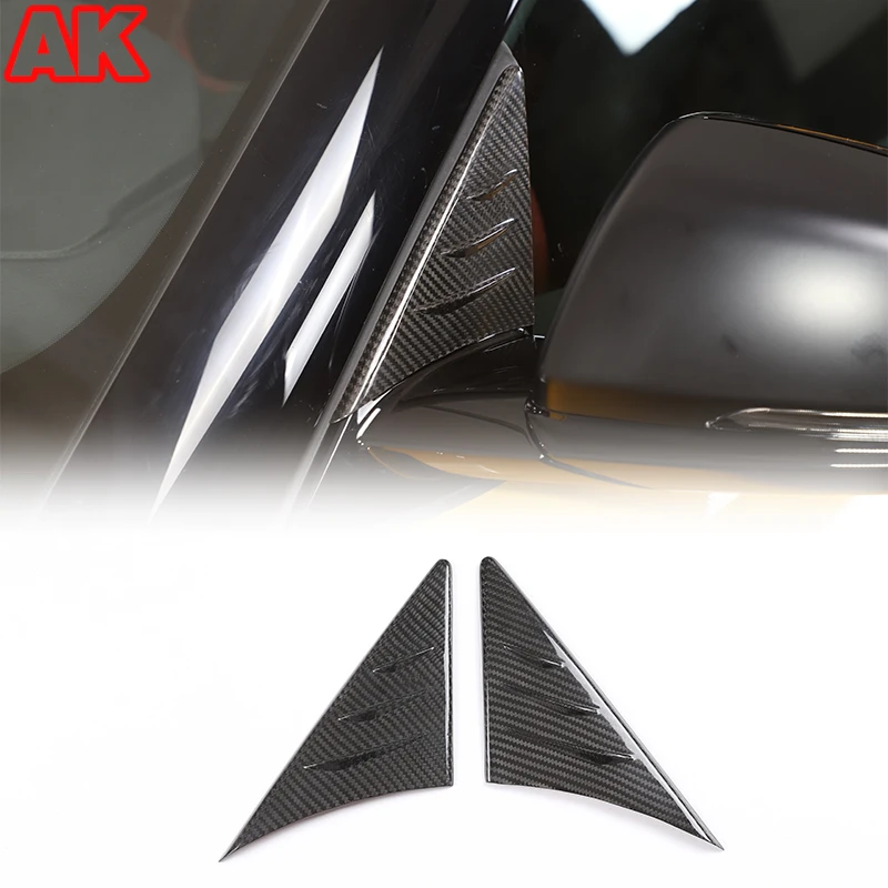 

For Toyota GR Supra A90 A91 MK5 2019-2024 Real Carbon Fiber Car Rearview Mirror Side Window Spoiler Side Wing Body Kit Deflector