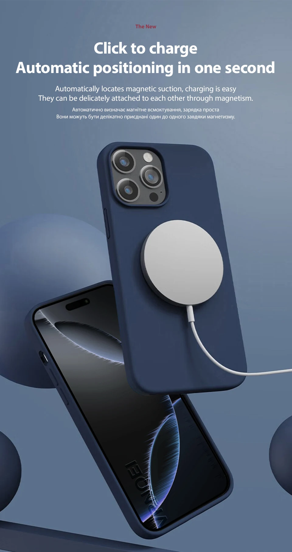 Luxuriöse 2-in-1-Handyhülle aus Silikon mit magnetischer Brieftasche für iPhone 17, 15, 14, 13, 12, 11, 16 Pro Max, magnetische kabellose Ladeabdeckung – Detail 6