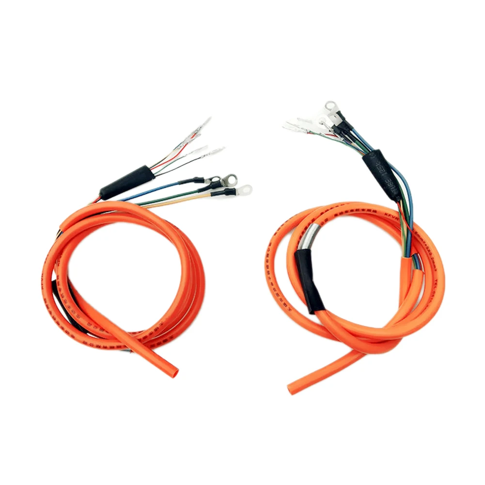 Electric Bike Brushless Motor Cable 2.0 2.5mm² Hall Senor Connector Line For E-Scooter 800W1000W Motors Wires Replace Parts