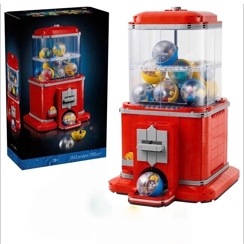 

Creative Ideas 21358 Classic-style Vending Mechine Building Blocks Coin Operated Play Game Brick Set Toys Girl Boy Birthday Gift