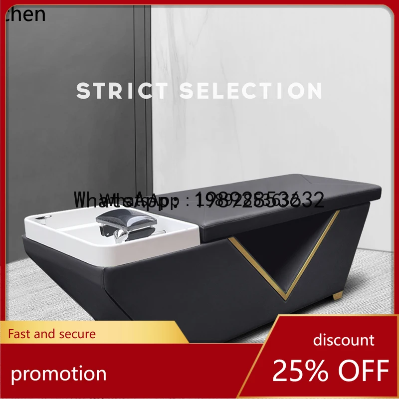 

YFY Hair therapy massage shampoo bed barber shop special with fumigation constant temperature water circulation