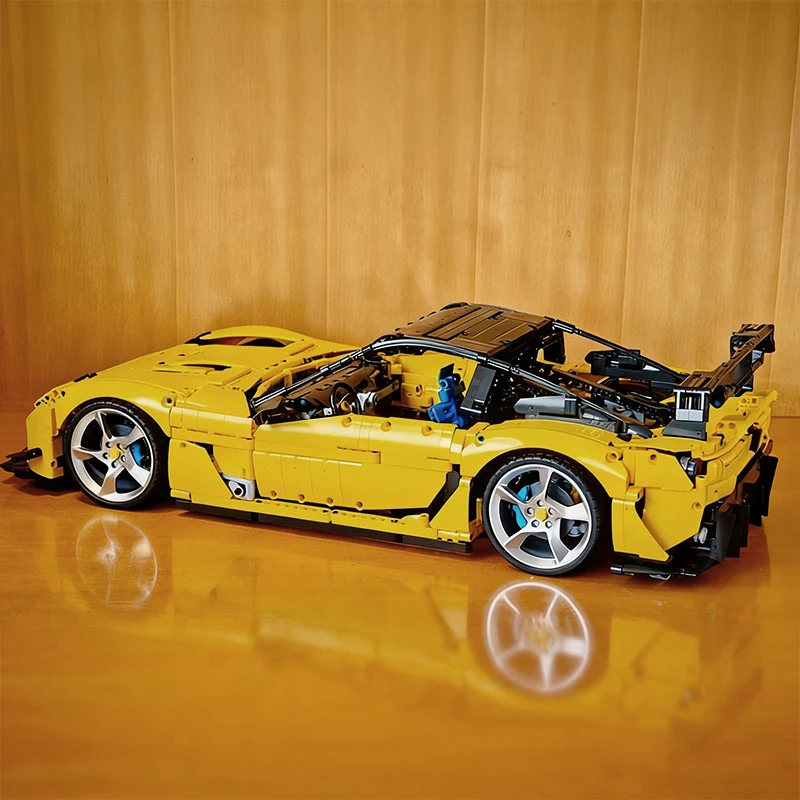 Neuer MOC 184900, detaillierter, einzigartiger technischer Supersportwagen, Maßstab 1:8, Modellbausteine, Ziegel, DIY-Puzzle, Spielzeug, Weihnachtsgeschenke