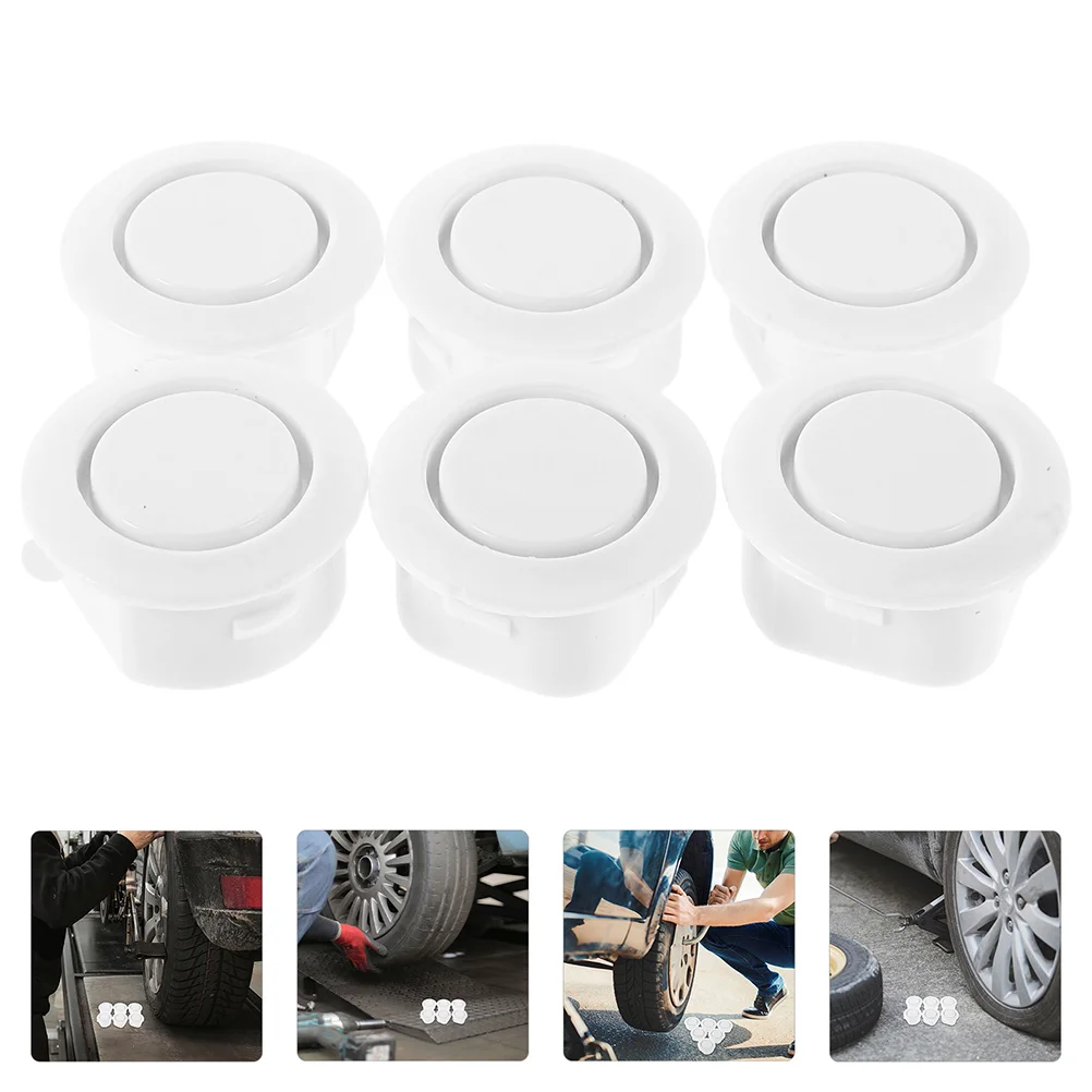 

10Pcs Car Bumper Hole Cover Radar Cap Plastic Body Plugs Universal Fit for Front and Rear Bumpers Easy Install No Tools