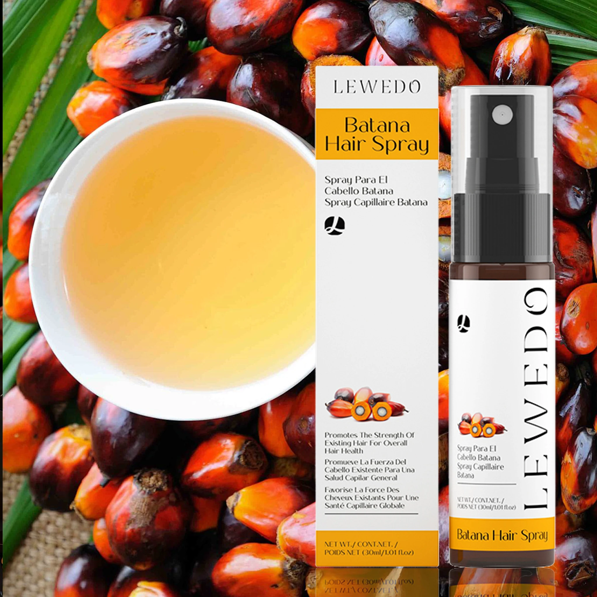 

Масло для укрепления волос Batana, спрей для ухода за волосами Batana, глубокое питание, гладкое восстановление, вьющиеся поврежденные волосы, незаменимая против выпадения волос