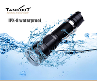 Tank007 KC15 High Lumens LED Flashlight Rechargeable Flashlights IPX7 Waterproof Big Battery Handheld Torch for Camping Outdoor
