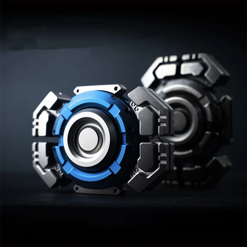 McGee Nuclear Explosion EDC Fidget Spinner Titanium Alloy Anti Stress Toys ADHD Anxiety Relief Sensory Focus Fidgeting Toys