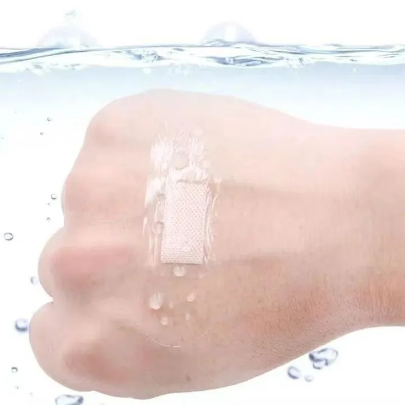 50Pcs/Set Waterproof Band Aid Wound Dressing Patch Sticking Plaster First Aid Plaster Adhesive Bandages 72x19mm/38x38mm