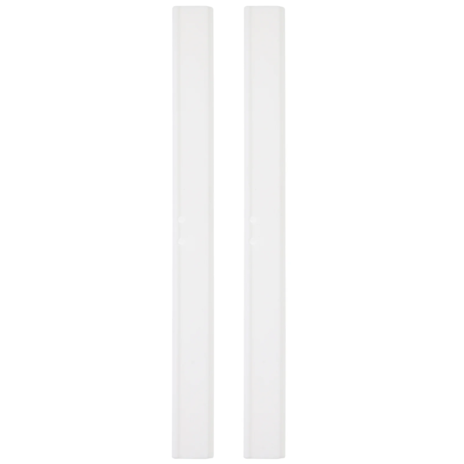 

2 Pcs Wiper Strip Convenient Squeegee Operation Window Rubber Refill Replace Flexible Shower Replacement Silica Gel