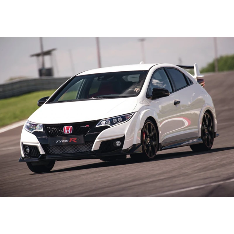 Diecast 1:64 Scale HONDA CIVIC FK2 Simulation Alloy Car Model Static Display Decoration Collectible Toy Gift Souvenir