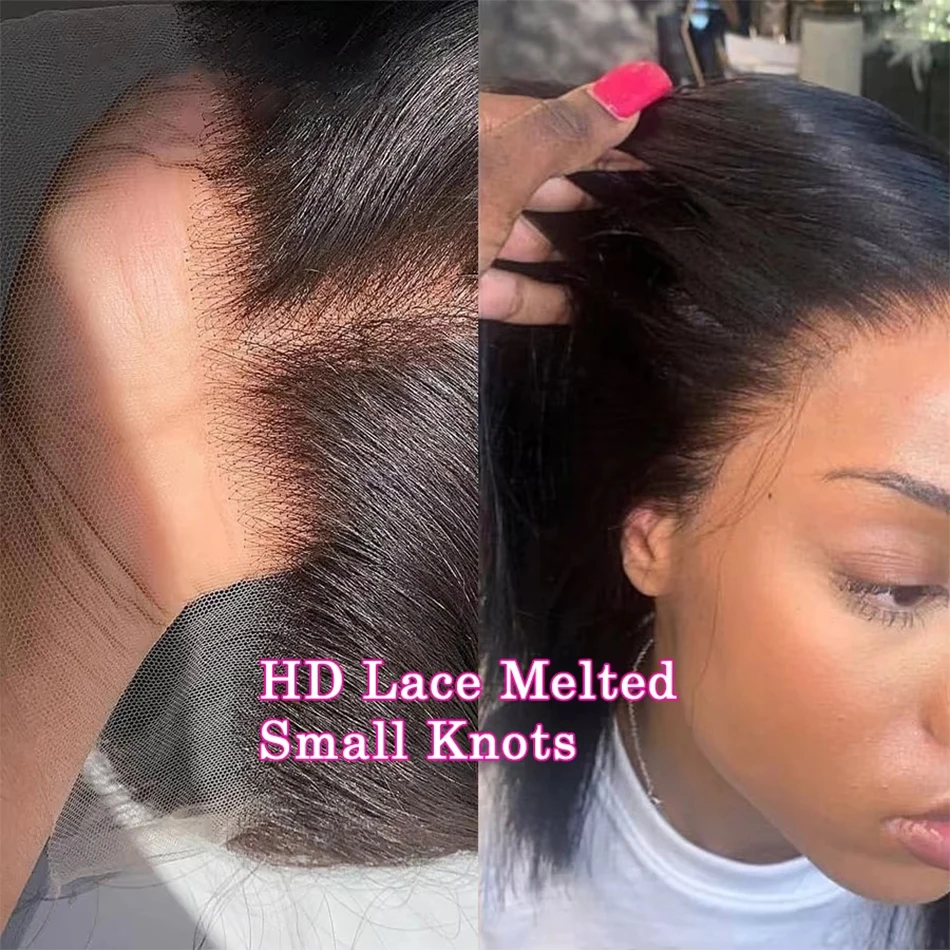 200 الكثافة مستقيم 13x4 الدانتيل الباروكة الأمامية شعر الإنسان حزام غير مرئية 360 HD كامل الدانتيل غلويليس شعر مستعار العظام مستقيم الدانتيل شعر مستعار أمامي