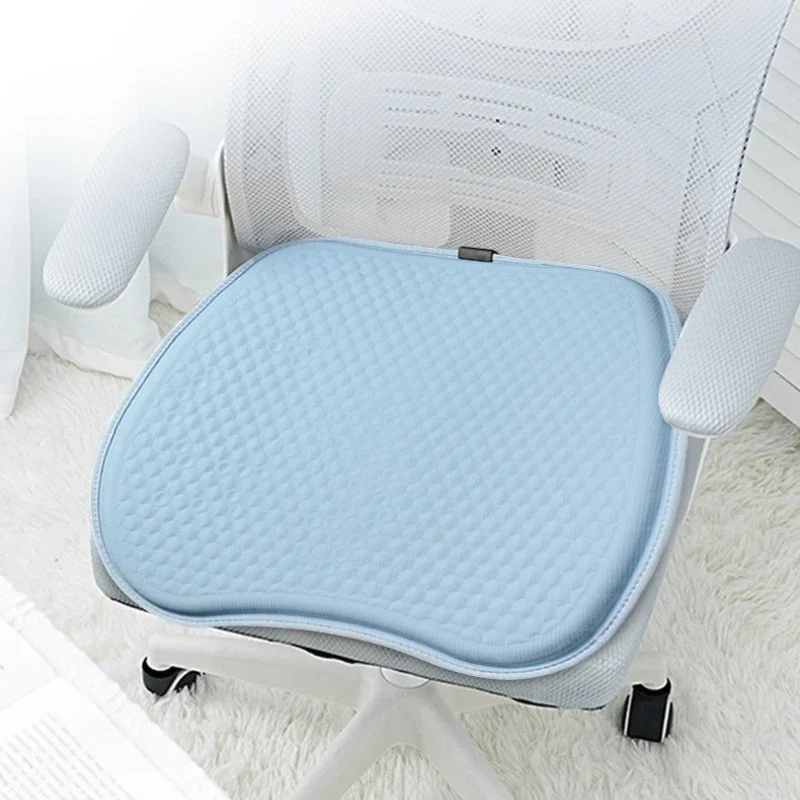 وسادة مقعد جل الثلج للسيارة، حصيرة سيليكون للتهوية، مستلزمات السيارة، ملحقات داخلية للسائق من النوع العالمي لجميع المواسم #4