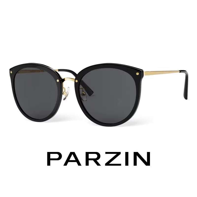 

Солнцезащитные очки PARZIN, женские поляризационные винтажные солнцезащитные очки TR90 для вождения, большие солнцезащитные очки с защитой от ультрафиолета 9868