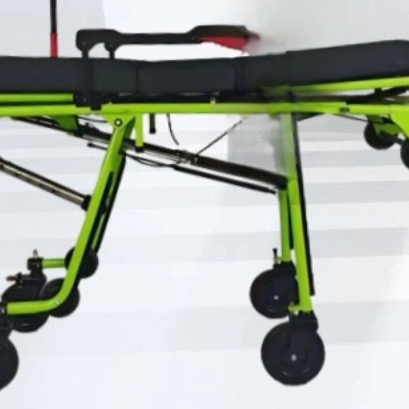 Automatic boarding stretcher ambulance household stainless steel aluminum alloy stretcher bed stretcher hospital stretcher car