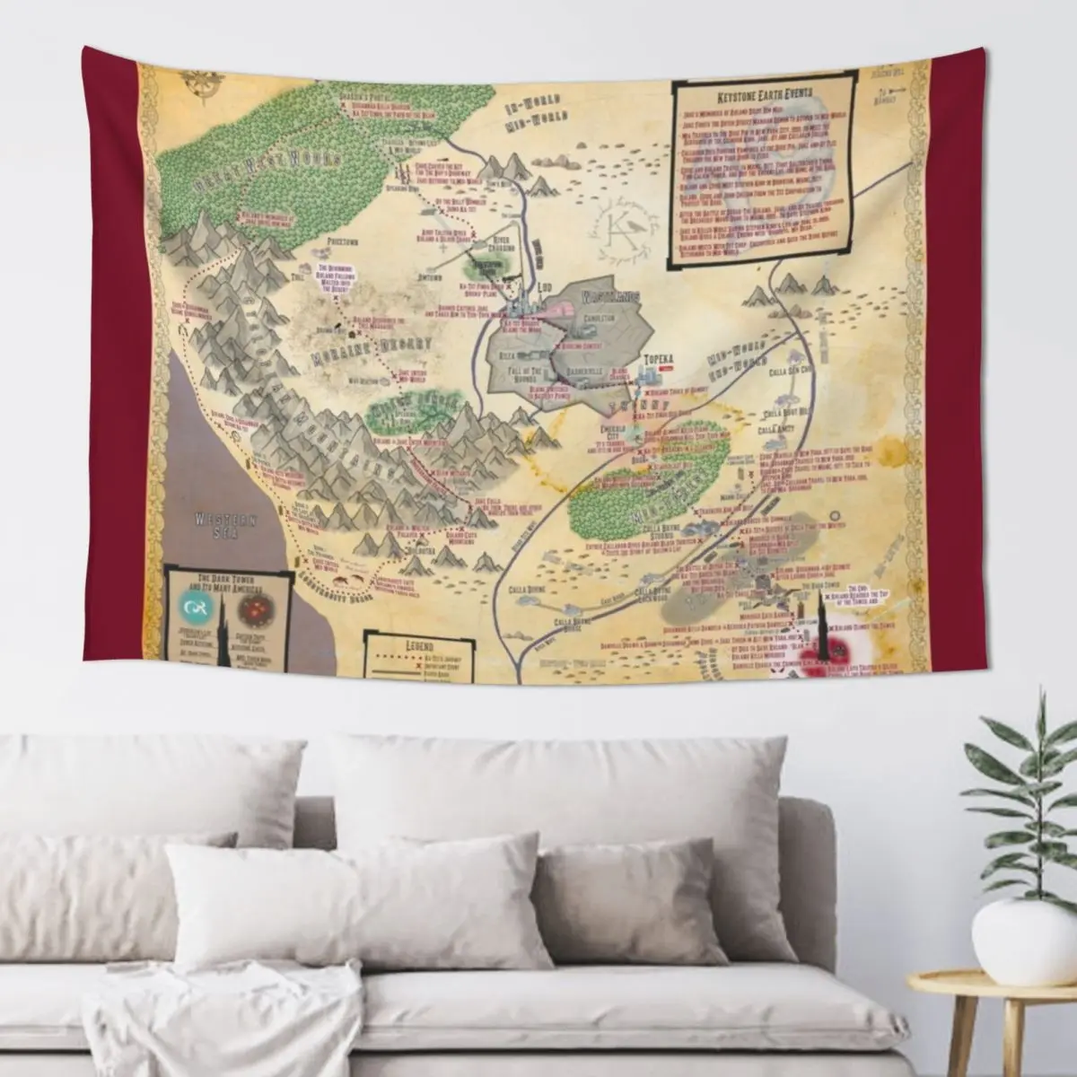 

Roland's Journey - Complete Version Tapestry Decor For Bedroom Aesthetics For Room House Decorations Tapestry