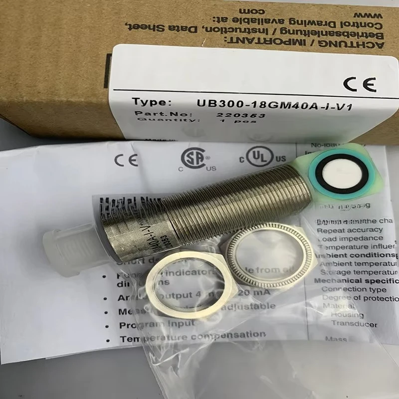 مستشعر الموجات فوق الصوتية الجديد UB300-18GM40A-U-V1 ضمان الجودة