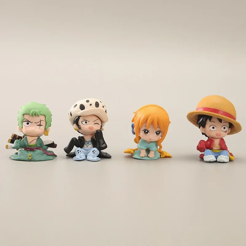 Anime One Piece Toys Luffy Zoro Q Sanji Nami Usopp Hancock Brook PVC Action Anime Figures Model Toys for Children Birthday Gifts