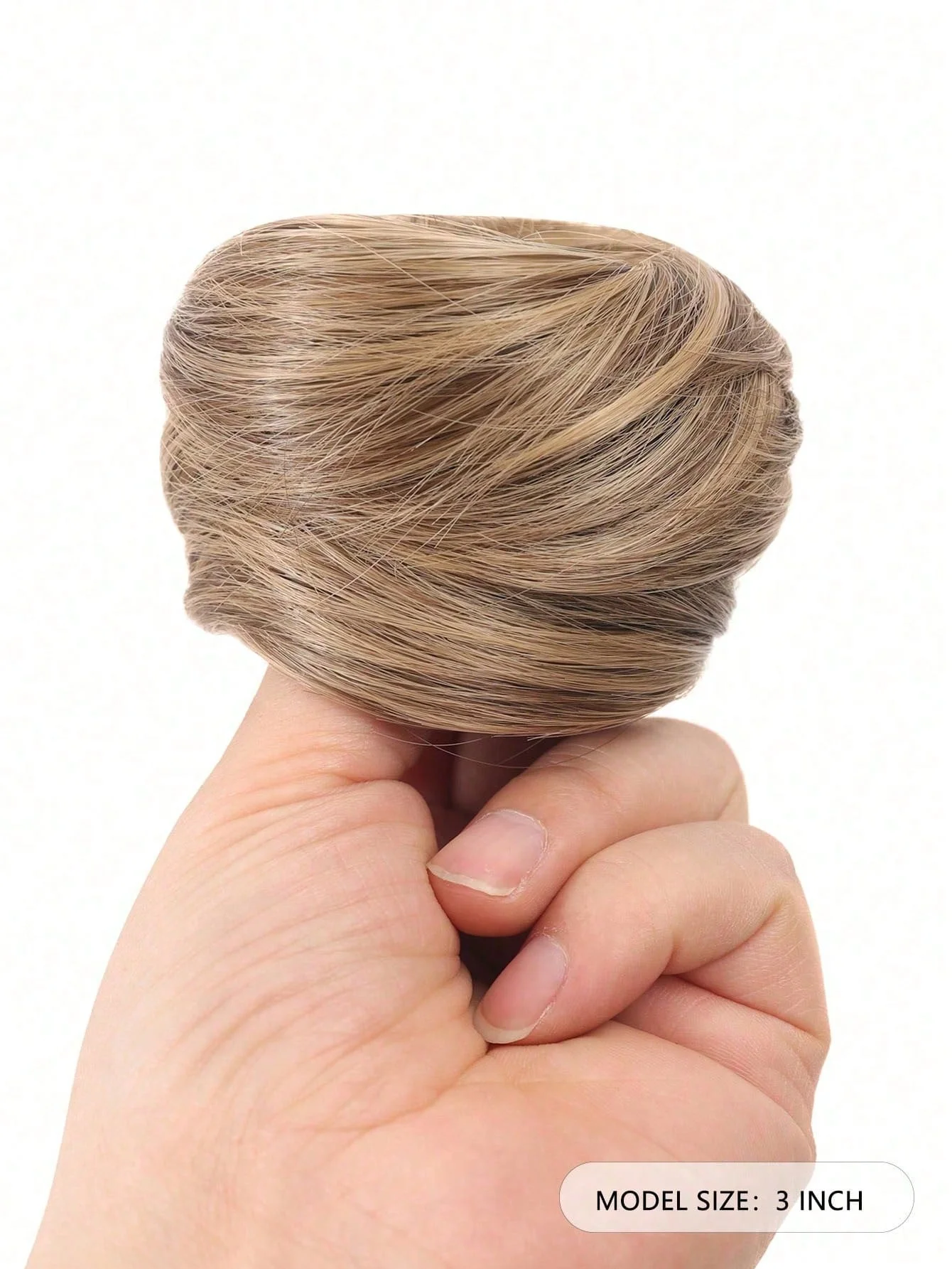 Synthetic Hair Bun Woman Straight Updo hair tie Elastic Rubber Band Chignon Hairpiece Extensions Hair Bands Natural Hairpiece fo