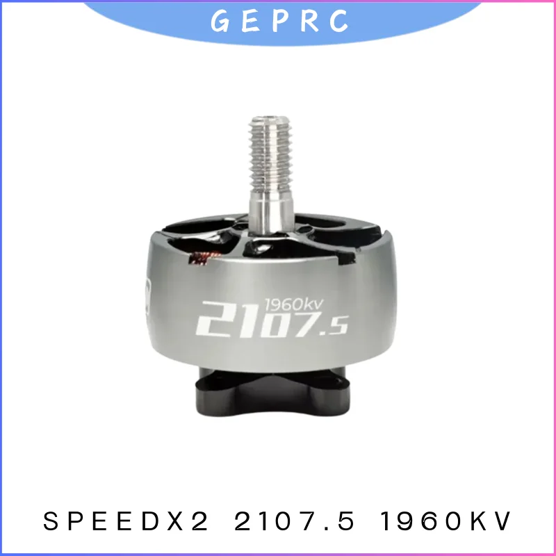 

GEPRC SPEEDX2 2107.5 1960KV Brushless Motorfor 5-6 Inch FPV Freestyle Drone HighTorque RC Quadcopter Motor,DIY Replacement Parts
