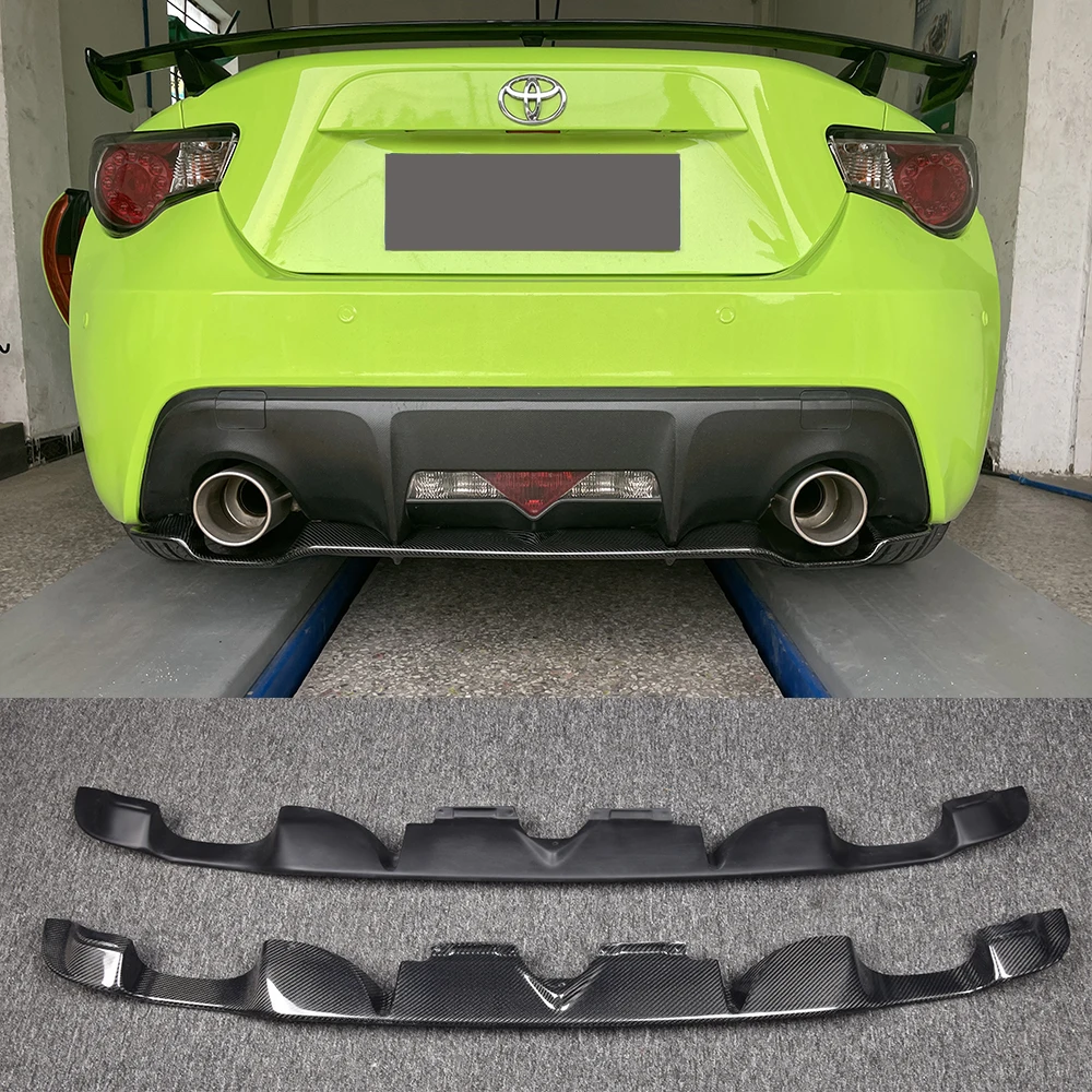 

Подходит для Toyota GT86 / Subaru BRZ 2013-2016 годов выпуска: задний бампер, диффузор, нижний карбоновый спойлер, задняя накладка.