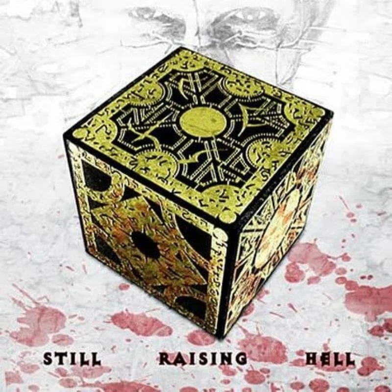 Removable Puzzle Box with Stand-Lament Configuration IQ Games Kids Adults Teaser Brain Lock Cube Hellraiser Puzzle Box