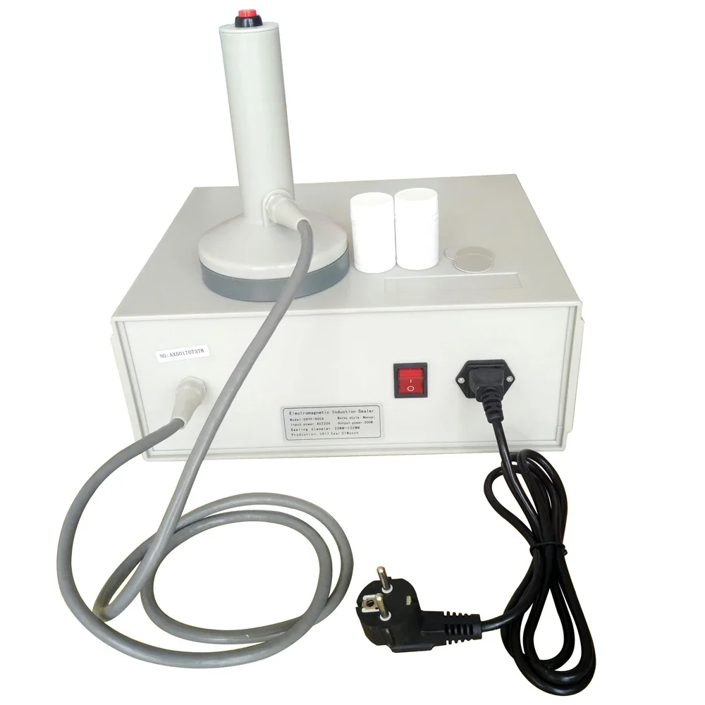 Handheld Electromagnetic Induction Sealing Machine for Honey Glass Bottle Mouths and Plastic Bottle Caps 500W