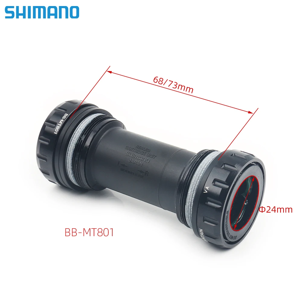 Shimano MTB Bottom Bracket MT801 BSA MT500-PA Press Fit Mountain Bike Central Movement Bicycle Bottom Holder